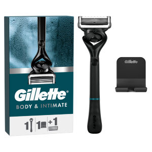 Body and Intimate Razor for Men, 1 Handle, 1 Blade Refill