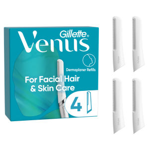 Dermaplaner Refills, Dermaplaning Blades, 4-Count