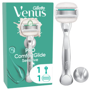 Gillette Venus Pro Comfort Glide Sensitive Women's Razor with a Touch of Aloe