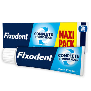 Fixodent Complete Stronghold Denture Adhesive Cream Fresh Flavour 70g