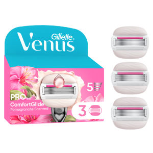 Gillette Venus Pro Comfort Glide Tropical Pomegranate scented Blades 3 Pack