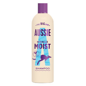 Aussie Miracle Moist Shampoo 300ml. Moisture-Quenching Formula to Revive Dry Hair