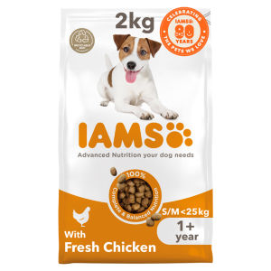 IAMS For Vitality Adult Small & Medium Breed Dog Food with Fresh Chicken 2kg