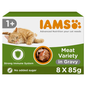 IAMS Senior Wet Cat Food Meat Variety Mix in Jelly
