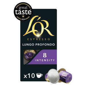 L’or. Espresso Lungo Profondo Coffee Capsules x10 Intensity 8 52g