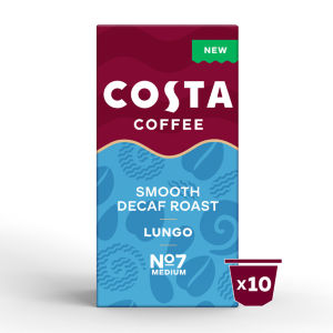 Costa Smooth Decaf Lungo Coffee Pods x10 Nespresso®* Compatible
