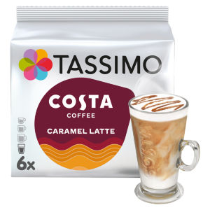 Tassimo Costa Caramel Latte Coffee Pods x 6 173.4g