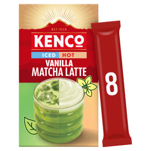 Iced Hot Vanilla Matcha Latte Sachets x8