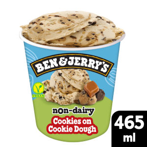 Ben & Jerry's Vegan Ice Cream Tub Non Dairy Cookies on Cookie Dough 465ml