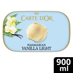 Madagascan&nbsp;Vanilla Light Ice Cream Tub&nbsp;900 ml