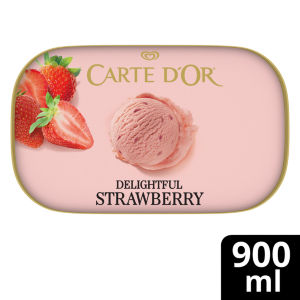 Carte D'Or Delightful Strawberry Ice Cream Tub