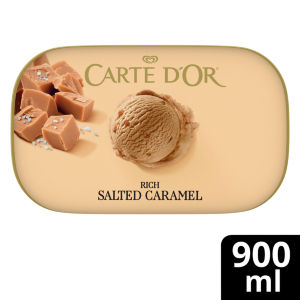 Carte D'Or Rich Salted Caramel Ice Cream Tub