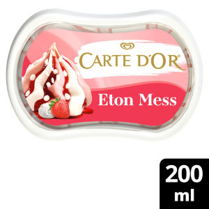 Carte D'Or Mini Pots Eton Mess Ice Cream Tub 200ml         