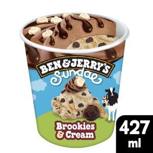 Ben & Jerry's Sundae Brookies & Cream 427ml