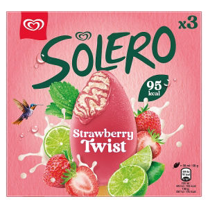 Solero Strawberry Twist Ice Cream Sticks