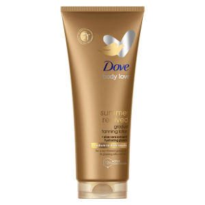 Dove Summer Revived Gradual Tanning Lotion Light Medium Hydrates Skin & Builds Natural Glow 200ml