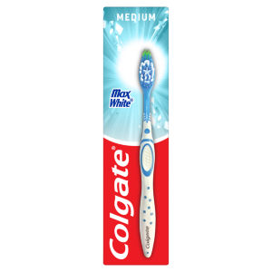 Colgate Max White Teeth Whitening Medium Manual Toothbrush