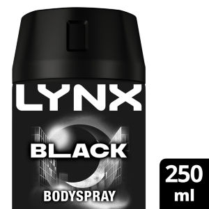 Lynx Black 48h Deodorant Bodyspray for Men 250ml