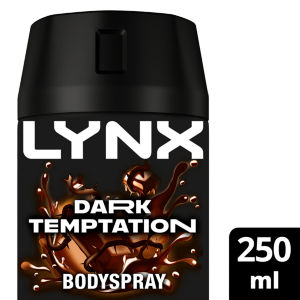 Lynx Dark Temptation 48h Deodorant Bodyspray for Men 250ml