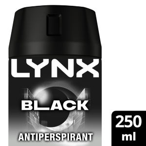 Lynx Black 72h Antiperspirant Deodorant 250ml