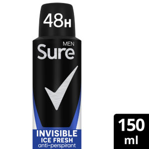 Sure Men Antiperspirant Deodorant Invisible Ice Aerosol