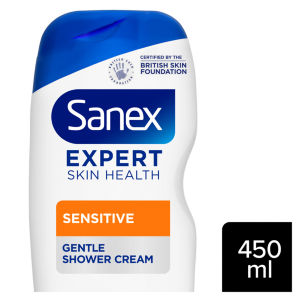 Sanex Expert Skin Health+ Hypoallergenic Shower Gel Body Wash 
