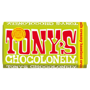 Tony's Chocolonely Dark Milk Chocolate Pretzel Toffee 42%