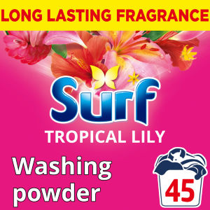 Surf Tropical Lily Laundry Washing Powder 45W 2250g
