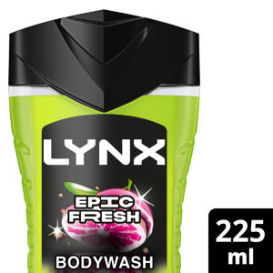 Lynx 3 In 1 Epic Fresh Body Face Hair Wash 225Ml