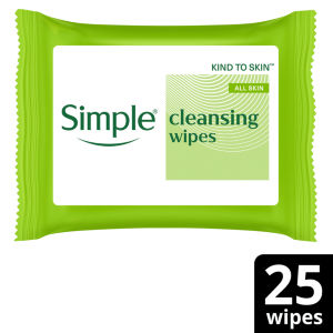 Simple Biodegradable Cleansing Wipes 25Pack
