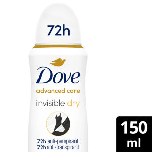 Dove Advanced Care Invisible Dry 72h Antiperspirant Deodorant 150ml