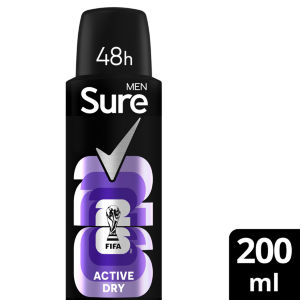 Sure Men FIFA Limited Edition Active Dry Anti-Perspirant Aerosol 200 ml