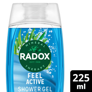 Radox Sea Salt & Lemongrass Feel Active Shower Gel Body Wash 225ml