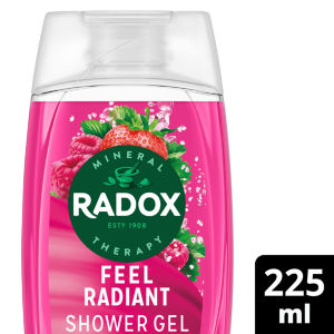 Radox Strawberry Feel Radiant Shower Gel Body Wash 225ml