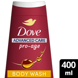 Dove Pro-Age 24hr Moisturisation Advanced Care Body Wash Shower Gel 400ml