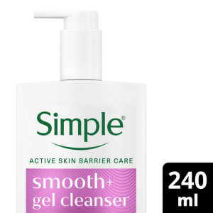 Simple Smoothing Gel Face Cleanser for Nourished Skin 240ml