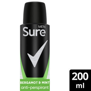 Sure Men  Anti-Perspirant Aerosol Bergamot & Mint 200 ml
