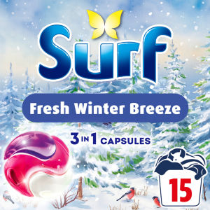 3 in 1 Laundry Capsules Fresh Winter Breeze Limited Edition* 15 washes