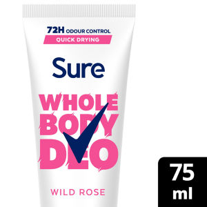 Sure Women Wild Rose Whole Body Deodorant Cream 72h Odour Control 75ml