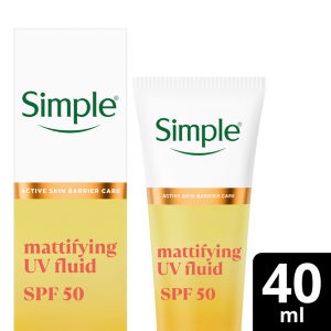 Simple 40ml Mattifying UVA/UVB High Sun Protection