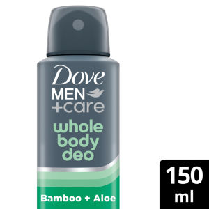 Dove Men+Care Bamboo & Aloe 48h Whole Body Deodorant Spray Odour Control 150ml