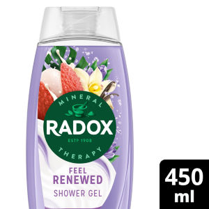 Radox Lychee & Vanilla Feel Renewed Shower Gel Body Wash 450ml