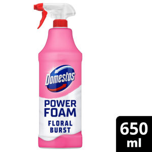 Toilet & Bathroom Cleaner Spray Power Foam Floral Burst 650 ml