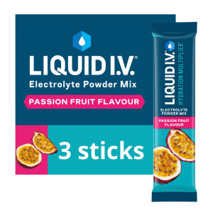 Liquid I.V. Hydration Multiplier Electrolyte Powder Mix Passion Fruit 3x16g