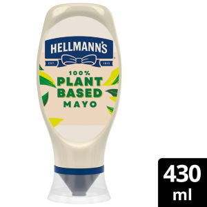 Hellmann's 100% Plant Based Squeezy Mayo 430ml