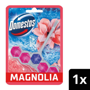 Domestos Power 5 Toilet Freshener Rim Block Cleaner 50g - Midnight Forest