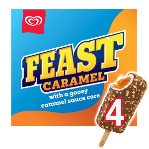 Caramel Ice Cream Sticks 4x 90 ml