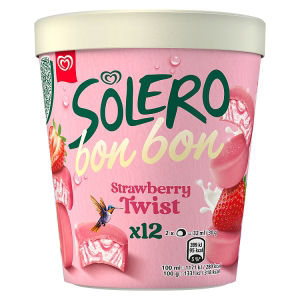 Bon Bon Ice Cream Frozen Snack Strawberry Twist 192ml 12MP