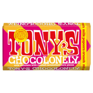 Milk Chocolate with Roasted Caramelised Corn Pieces 180g