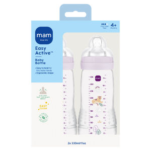 Mam Easy Active Baby Bottle 330Ml - 2 Pack